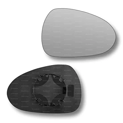 Image of Less4spares Replacement Wing Mirror Glass Right Compatible with Seat Ibiza 2008 2017 CLIP ON Driver Off side Convex