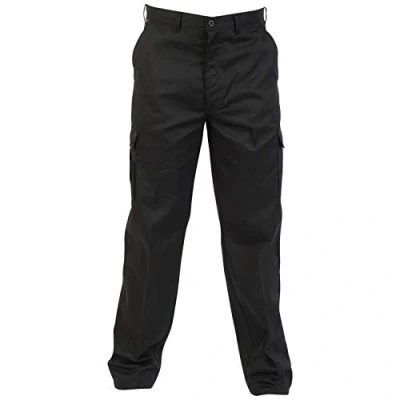 Image of Absolute Apparel Workwear Utility Cargo Trouser Black 30S