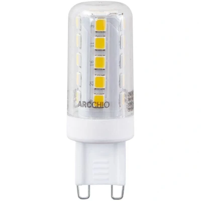 Image of Arcchio LED bulb, G9, 2,700 K, 2.6 W, clear, 485 lm