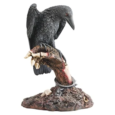 Image of Design Toscano the Raven&#039;s Perch Zombie Statue