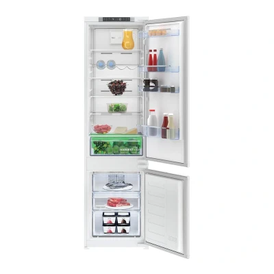 Image of BEKO HarvestFresh BCND4V973 Integrated 70/30 Fridge Freezer Sliding Hinge