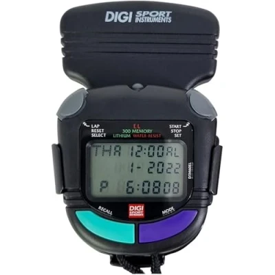 Image of Digi Sport Instruments Stopwatch 300 memories + light with clip DTM60EL