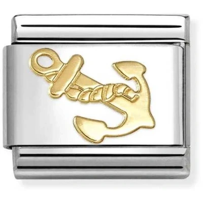 Image of Nomination Gold Anchor Charm