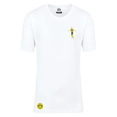 Image of Borussia Dortmund Unisex BVB T Shirt Süle Comic [Amazon Exclusive Collection] White