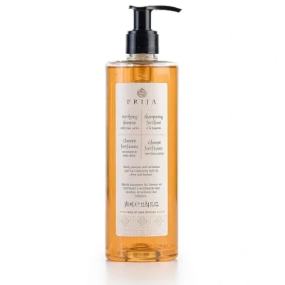 Image of Prija Fortifying Shampoo Cleanses and Revitalises Hair with Eruca Sativa for All Types, Hydrating Improves Shine Texture, Vegan Friendly 380ml