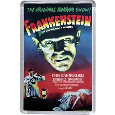 Image of Universal Frankenstein Classic Movie Poster Fridge Magnet 5 x 7.5 cm
