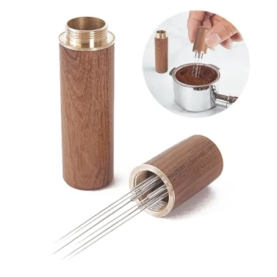 Image of SHUBEIEUMI Espresso Coffee Stirrer, Distribution Tools, Tool Distributor 6 Needles Stirrers