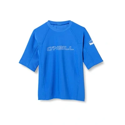 Image of O&#039;Neill Wetsuits Youth Basic Skins Short Sleeve Rash Guard Pacific, 8