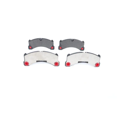 Image of 7P0698151B, 7P0698151C, 7P5698151, 95835193930 Brake pad set BOSCH 0 986 494 757 Low Metallic with anti squeak plate VOLKSWAGEN: Touareg II
