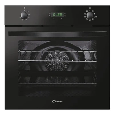 Image of Candy FIDC B676 Built In Electric Multifunctional Single Oven, Fan 65 Litre capacity, 9 functions, enamel interior, Aquactiva steam cleaning, 60cm