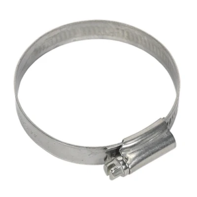Image of Sealey Hose Clip Stainless Steel Ø44 64mm Pack of 10
