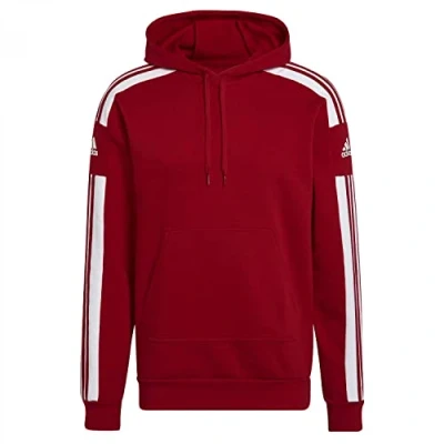 Image of adidas Performance Squadra HOOD Hoodie, Men&#039;s, Size: XL, Team power red/white