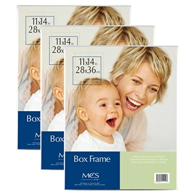 Image of MCS 11x14 Inch Box Frame, 3pk, Clear (65713)