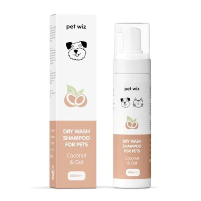 Image of Vet Approved Dry Shampoo for Pets Natural Ingredients Deodorising, Soothing &amp; Revitalising No Rinsing Required Coconut Oat