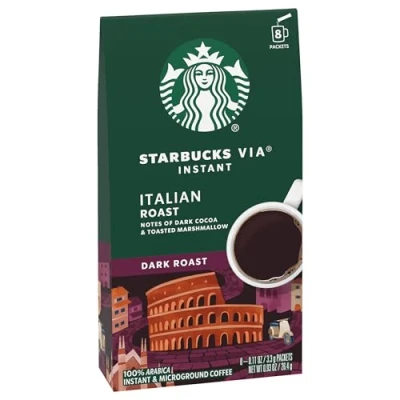 Image of Ready Brew Italian Roast Coffee, 3.3 grams, 8/BX