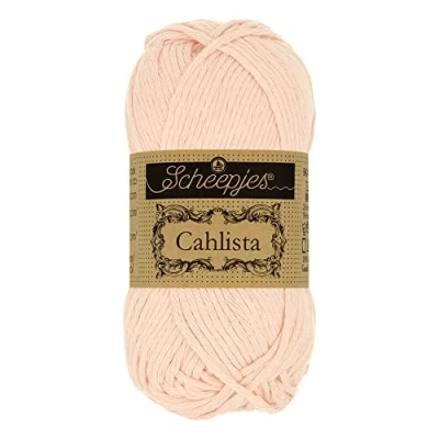 Image of Scheepjes Cahlista 263 Petal Peach Yarn 10x50g