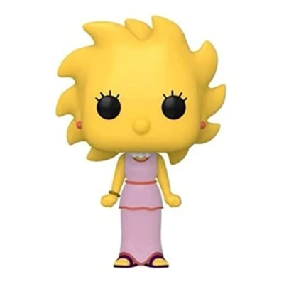 Image of Funko POP! Animation: Simpsons Lisa Simpsonndra Simpson the Collectable Vinyl Figure Gift Idea Official Merchandise Toys for Kids &amp; Adults TV Fans