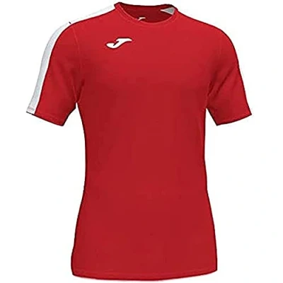 Image of Joma Academy Men&#039;s Short Sleeve Game T Shirt Red/White