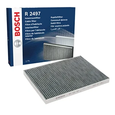 Image of 82205905, K82205905 Pollen Filter BOSCH 1 987 432 497 Activated Carbon 310mm 236mm 23mm CHRYSLER: Voyager 4, GRAND IV, 5OYAGER 5