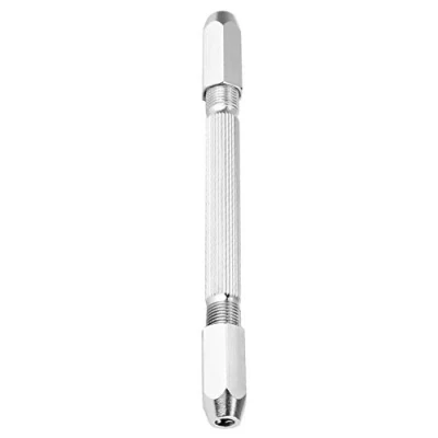 Image of Double Ended Pin Vise 0 3mm Mini Micro Manual Jewelry Making Tool Drill Hand Drilling Resin Wire Twisting Tools for Wood Linden Bone Horn Olive Stone