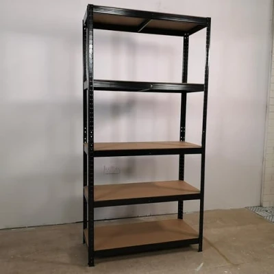Image of Samuel ALEXANDER Garage Shelving 90cm Wide &amp; 180cm High Heavy Duty 5 Tier Multipurpose Metal Racking Unit/Warehouse Storage