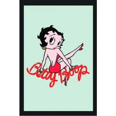 Image of Betty Boop Mirror Sitting On Her Name 30cm x 20cm