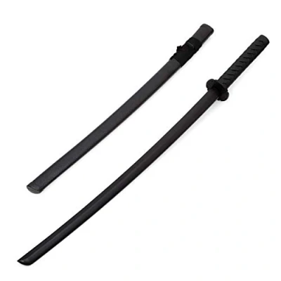 Image of Martial Arts Black Polypropylene Bokken With Scabbard