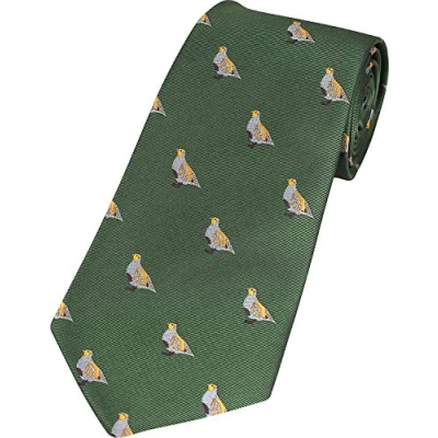 Image of JACK PYKE Countryman Tie Partridge Green