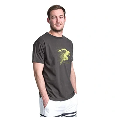 Image of Trespass Men&#039;s Lyons T Shirt Grey Marl, 2X Small