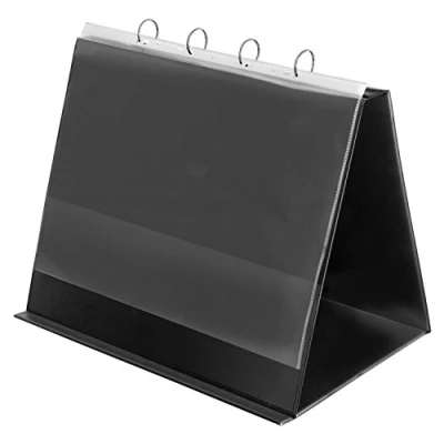 Image of Veloflex 4132280 Stand Ring Binder A3 Landscape Black