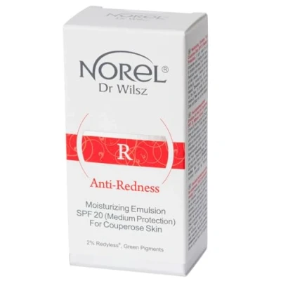 Image of Norel Anti Redness Moisturizing Emulsion for Couperose Skin SPF 20 15ml