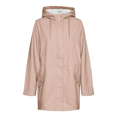 Image of VERO MODA Women&#039;s Vmmalou Coated Jacket Noos Tall, Mahogany Rose, M