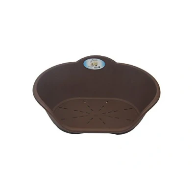 Image of Small Brown Plastics Dog Bed/Cat Bed Basket Heavy Duty Made in U.K Available Small, Medium, Large And Extra