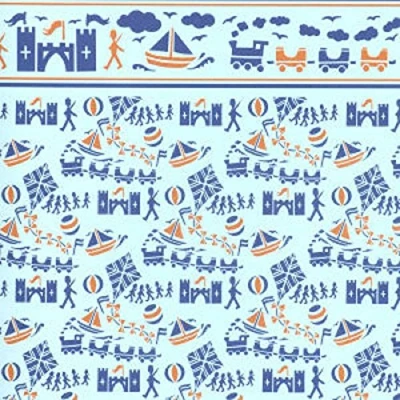 Image of Melody Jane Dolls House Toyland Miniature Wallpaper