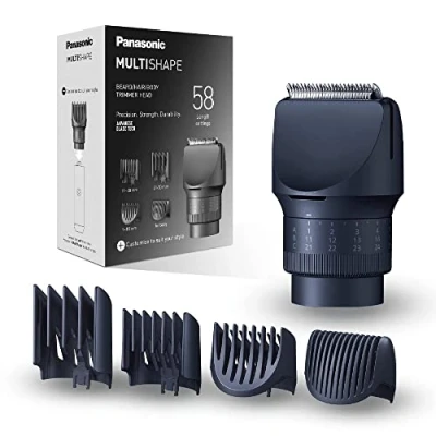 Image of Panasonic ER CTW1 MULTISHAPE Modular Personal Care System, Beard Trimmer and Hairclipper for Men