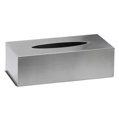 Image of AMARE Tissue Box, Stainless Steel, stainlesssteel, Kosmetiktücherbox