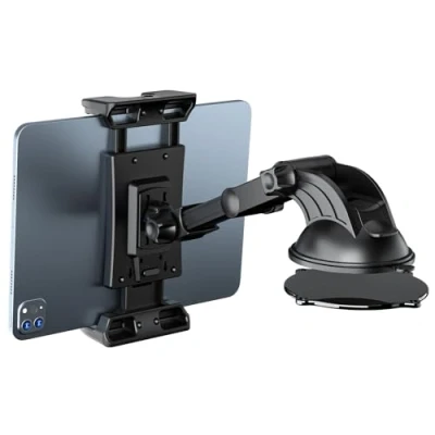 Image of OHLPRO Tablet Holder for Car Dashboard, Compatible with [All 5.4 14.6“] iPad, Samsung Tab, Android Tablets and Smartphones, Mount Trucks, SUVs, Cars More