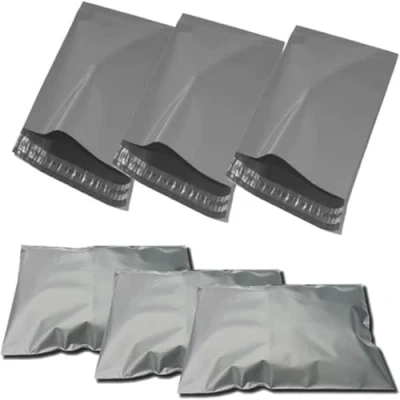 Image of Poly Postal Mailing Bags Pack Of 500 9&quot;X12&quot; For Postage Packaging Or Posting Parecels Bag Postages Strong Self Seal 100% Recyclable