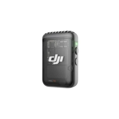 Image of DJI Mic 2 Transmitter (Shadow Black), Wireless Microphone with Intelligent Noise Cancelling, 14 Hour Internal Recording, 6 Battery, Magnetic Attachment, Bluetooth Microphone, YouTube, Vlogs