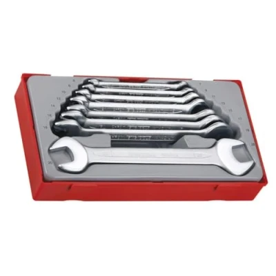 Image of Teng TT6208Metric Open End Spanner Set (8 Pieces)