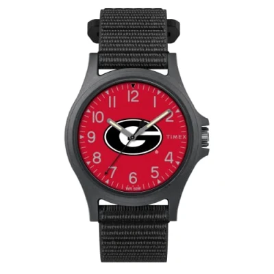 Image of Timex Men&#039;s Collegiate Pride 40mm Watch, Georgia Bulldogs