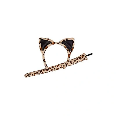 Image of Wicked Costumes Kids Leopard Ears &amp; Tail Fancy Dress Accessory