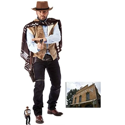 Image of Fan Pack Wild West Cowboy Cardboard Cutout Lifesize and Mini Cutout/Standup Includes 8x10 Star Photo