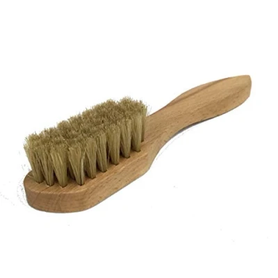 Image of Saphir Large Spreader Brush, Leather, White Bristles
