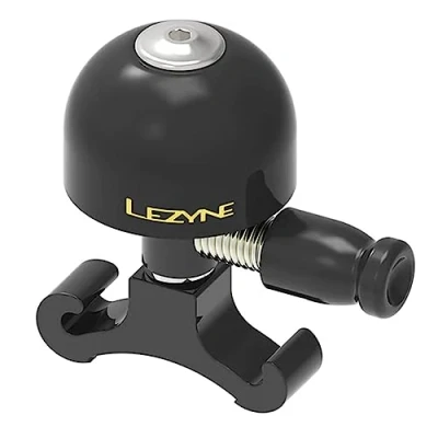 Image of Lezyne Classic Brass, m Black Bell, Holder, 1 BL CLBRS V204M Bell &amp; Horn,