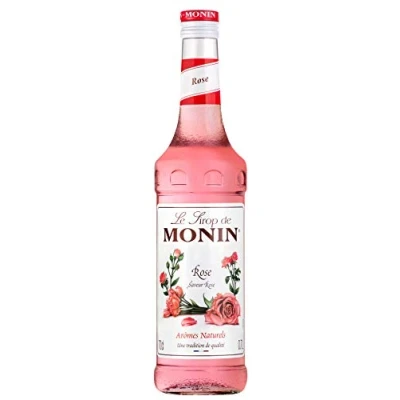 Image of Monin Rose Coffee Syrup 700ml (Glass)