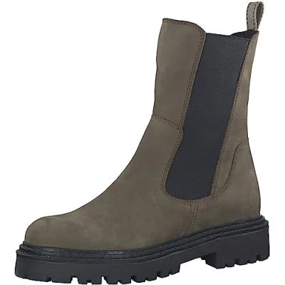 Image of MARCO TOZZI Women&#039;s 2 25481 41 Chelsea, Olive Nub. C., 5.5