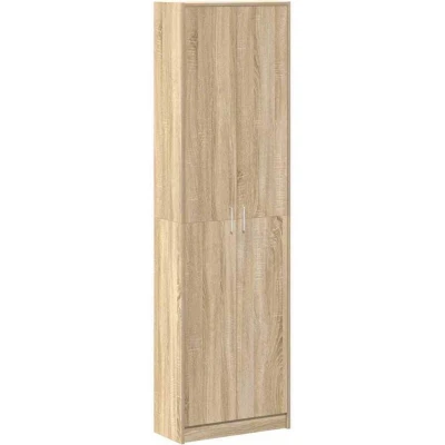 Image of vidaXL Wardrobe Sonoma Oak 55 x 25 189 cm Furniture Wood