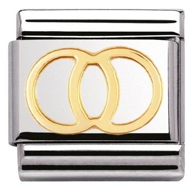 Image of Nomination Wedding Rings Charm