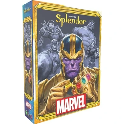 Image of Asmodee Space Cowboys Splendor:Marvel Board Game for Adults and Children from 10 Years Old Strategy Gather your Marvel Super Heroes 2 to 4 Players 30 Min French